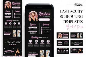 Lash Tech Acuity Scheduling • Canva