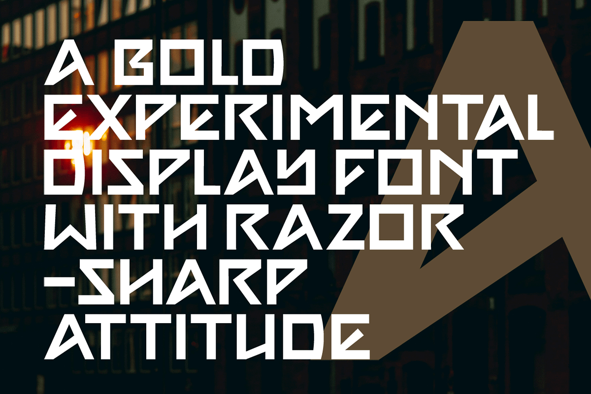 Blayx – Futuristic Display Font, a Sans Serif Font by overlaytemplates (Photo 3 of 5)
