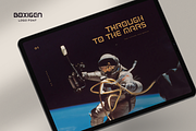 Boxigen - Futuristic Tech Font, a Sans Serif Font by Vultype Co. (Thumbnail 2 of 9)