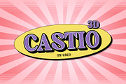 Castio 3D, a Serif Font by Craft Supply Co. (Thumbnail 1 of 8)