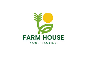 farm logo vector icon illustration, a Branding & Logo Template by Dyn Studio