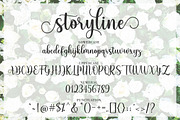 Storyline, a Script Font by Suza Studio (Thumbnail 6 of 6)