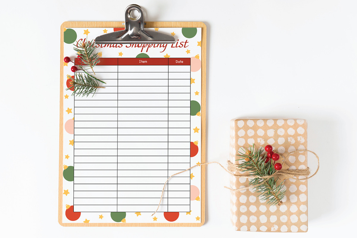 Christmas Planner Printable preview 3