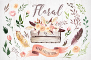 Bohemian watercolor collection II, a Texture Illustration by Peace ART (Thumbnail 1 of 7)