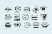 Fishing Badge, an Illustration by Skilline Supply Co. (Thumbnail 4 of 10)
