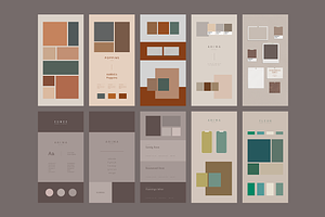 Fashion Brand Mood Boards Mockup