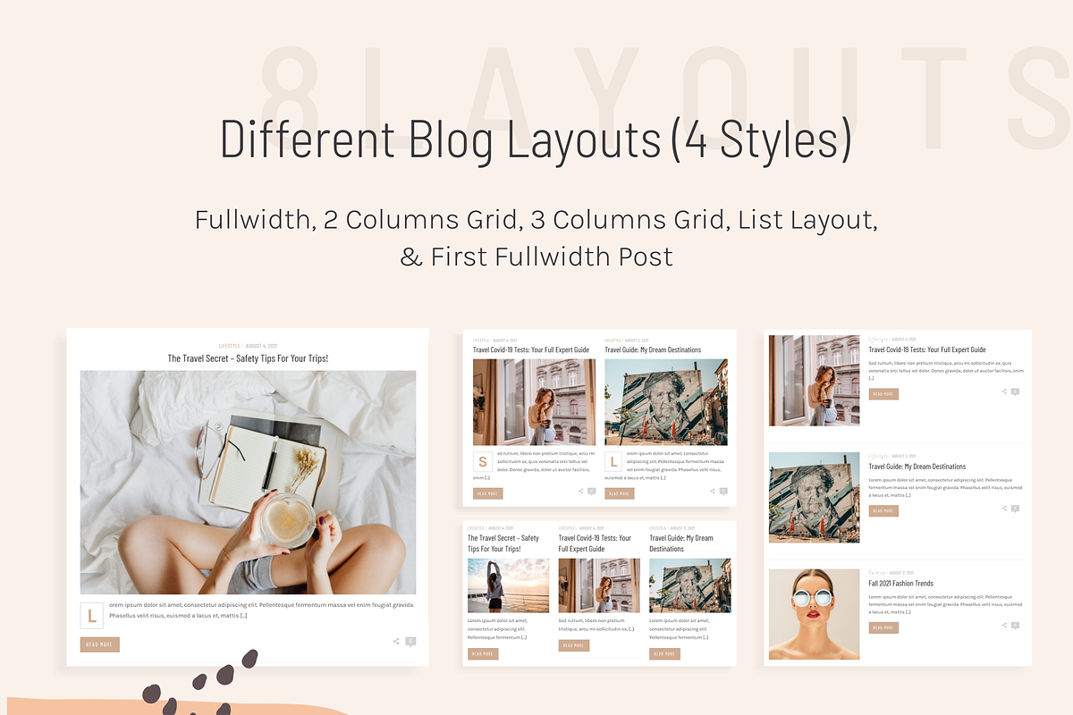 Patricia - Bloggers WordPress Theme, a WordPress Template by VolThemes (Photo 3 of 6)