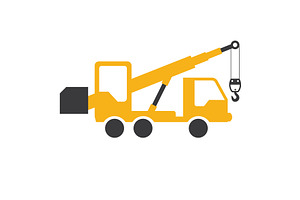 Industrial lifting crane, an Illustration by LogosDen