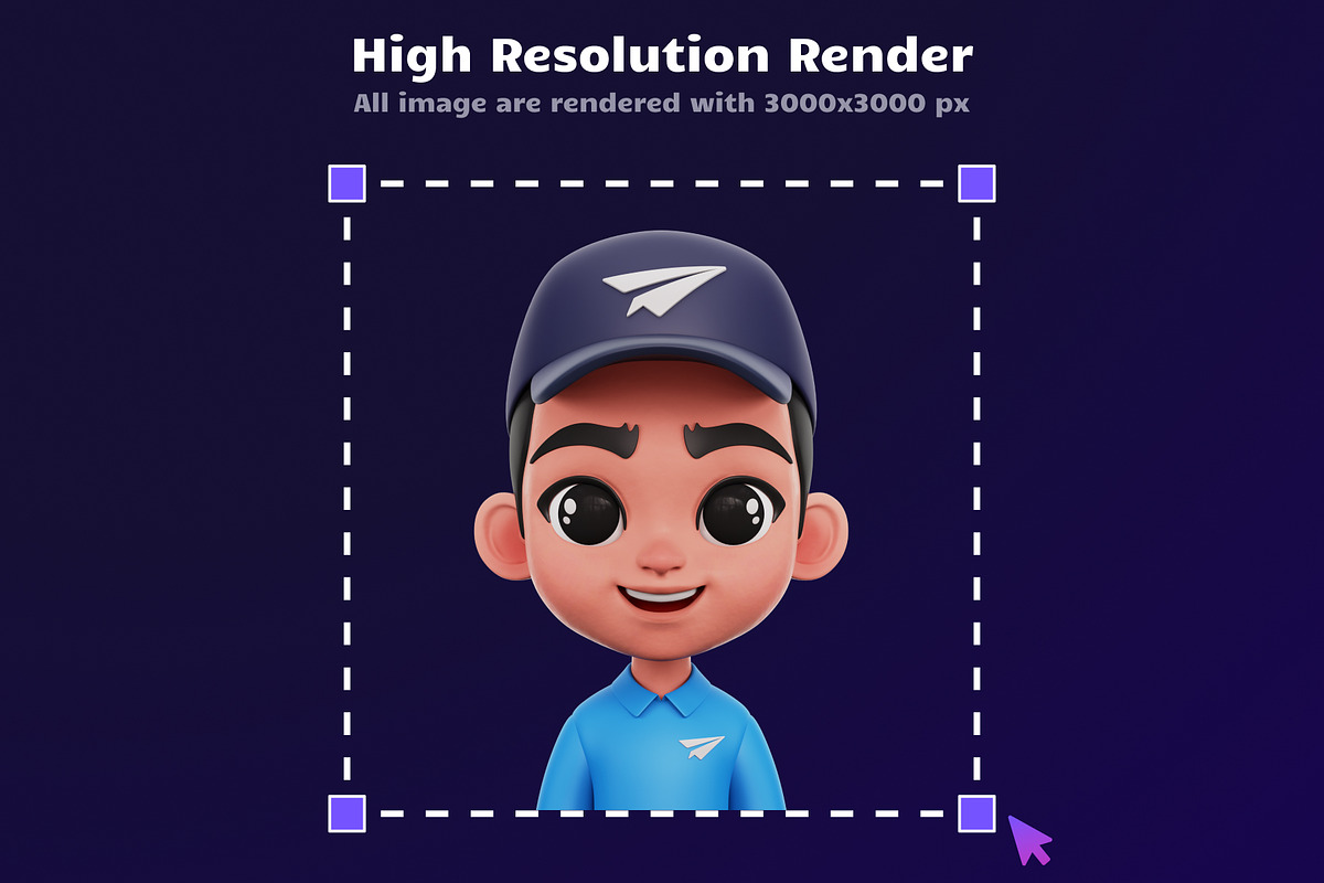 Profession 3D Avatar Set, a Characters & Person 3D Model by Kentung 3D (Photo 2 of 6)