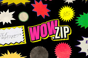 WOW.zip - 250+ Vintage Sticker PNGS, a Graphic by BLKMARKET© (Thumbnail 1 of 4)