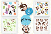 Monkeys., a Pattern Graphic by maritime_m (Thumbnail 4 of 5)