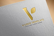 V Letter Logo Template, a Branding & Logo Template by arslantanoli (Thumbnail 1 of 4)