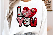 Faux Yarn Valentine Day Clipart, an Illustration by SinaCreation (Thumbnail 7 of 11)