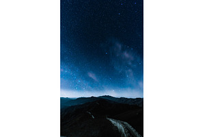 Starry Night Above Great Wall in, an Architecture Photo by Our Amazing World