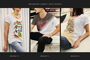 Urban T-Shirt Mockups, a Shirt Mockup by Indieground Design Inc. (Thumbnail 5 of 6)