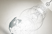Bundle of 15Abstract 3D world globes, a Technology Illustration by VectorShop (Thumbnail 9 of 15)