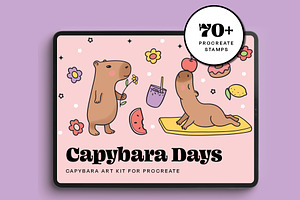 Capybara Days for Procreate
