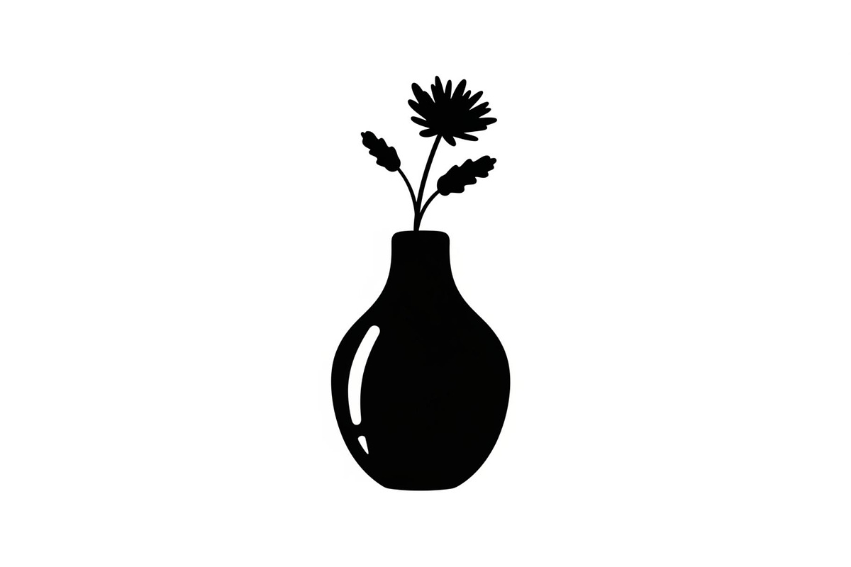 Flower Vase Silhouette Vector Bundle, an Illustration by Designs_River (Photo 20 of 51)