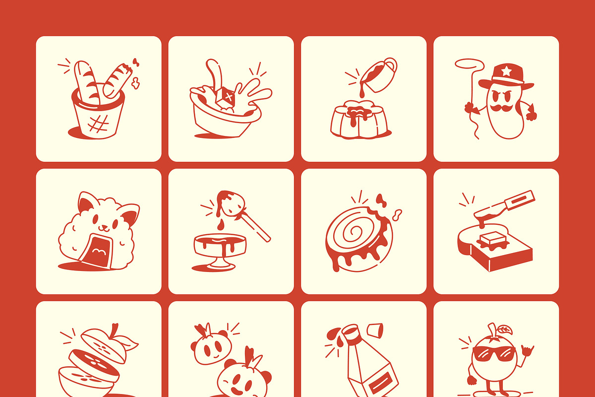 Food Doodles Icon, an Outline Icon by Vectors Market (Photo 8 of 9)