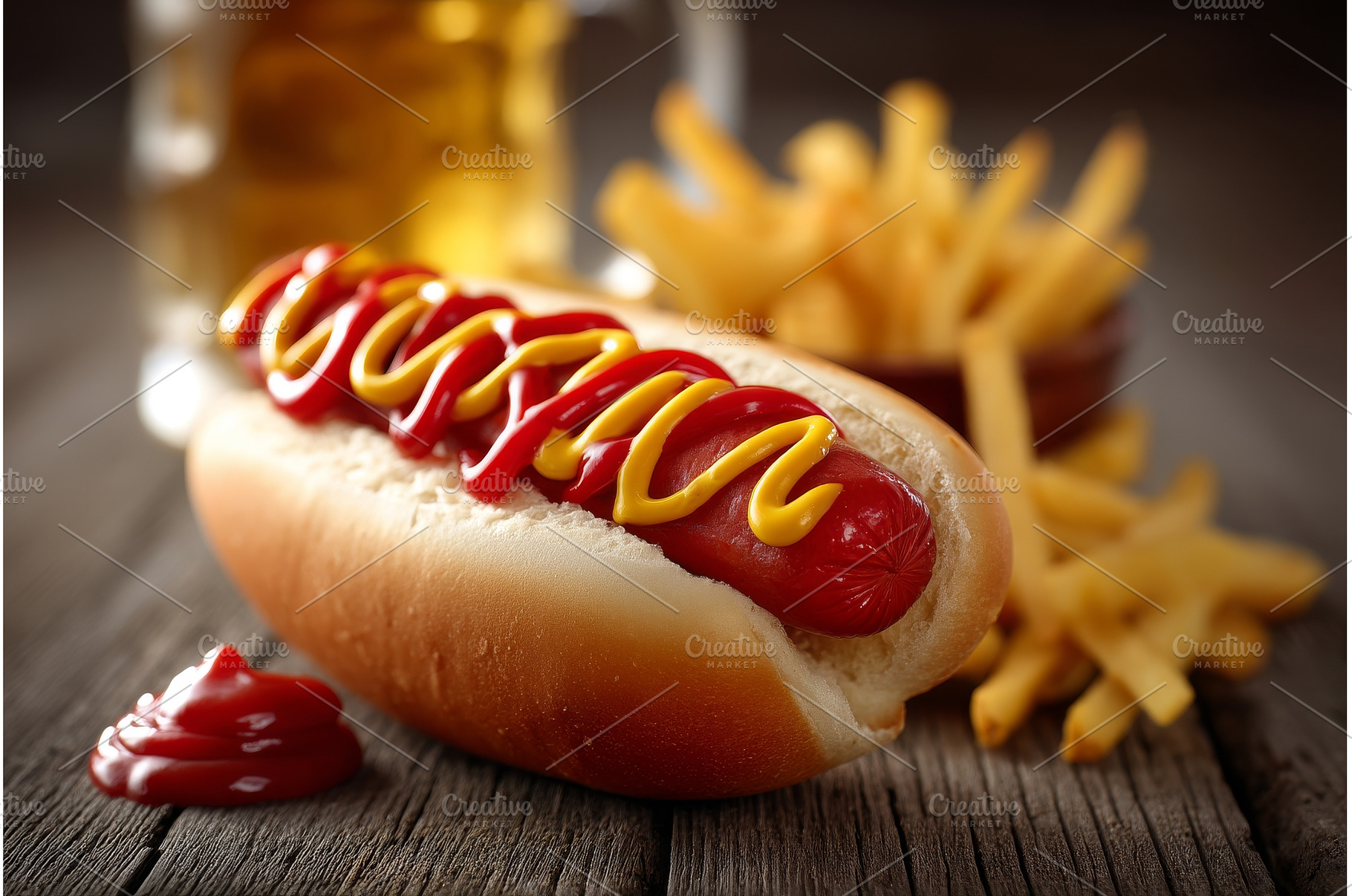 The scene features a barbecue, a Food & Drink Photo by ZinetroN