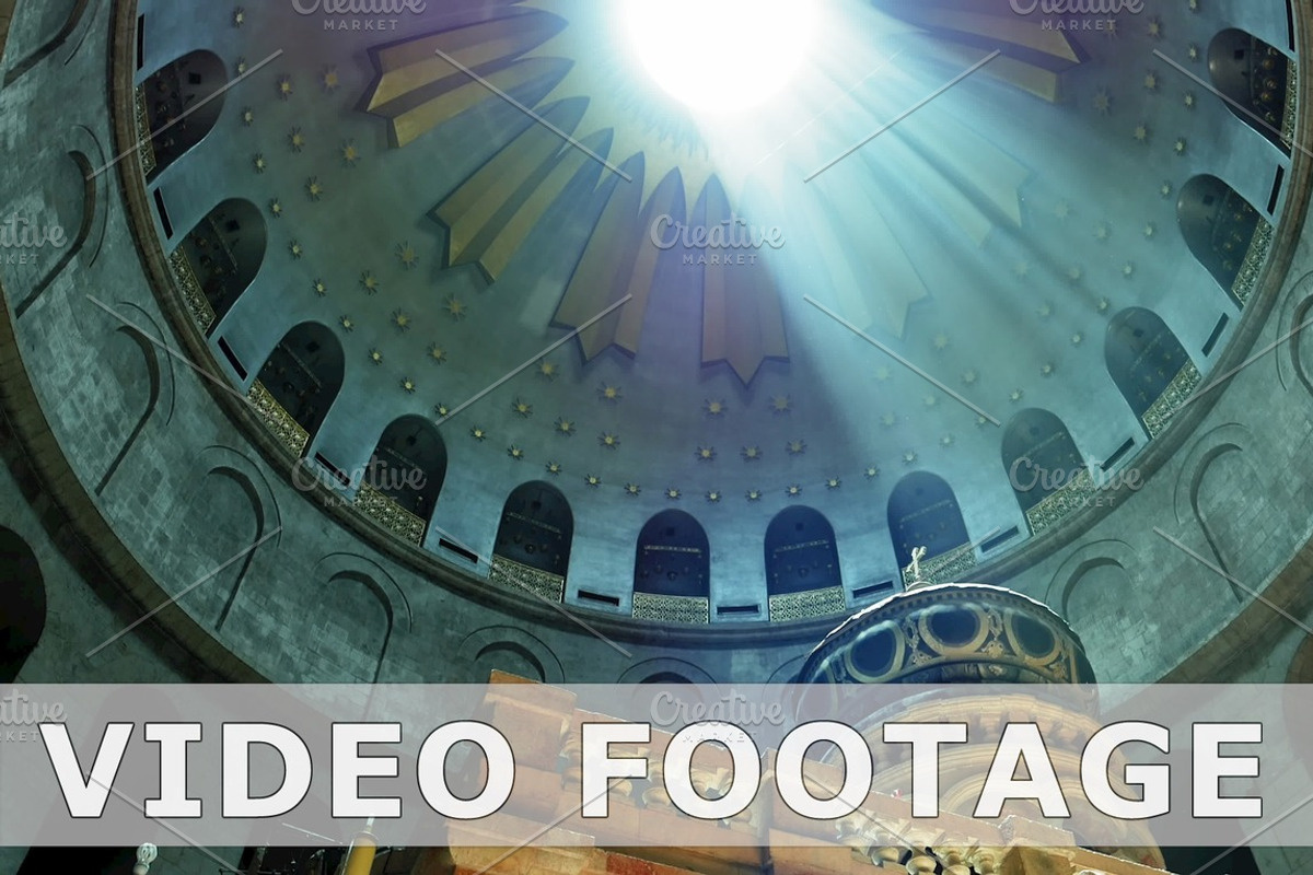 Jesus Empty Tomb in Jerusalem and Dome over it, a Graphic by HighRes Pictures (Photo 1 of 2)