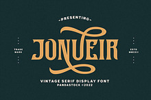 Jonueir - Vintage Serif Display Font