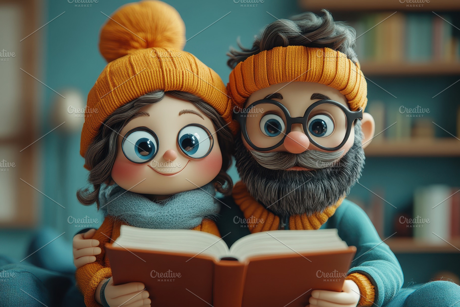 Cozy indoor reading activity with a, a Photo by Tanuart