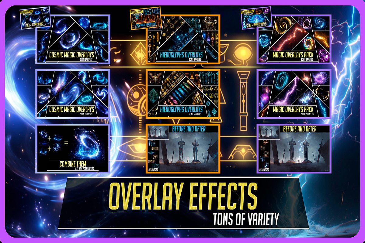 Magic Effects Bundle - 13 Packs, an Object Graphic by Mikel Blazgad (Photo 13 of 21)