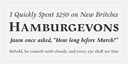Gilman, a Serif Font by Miller Type Foundry (Thumbnail 2 of 5)