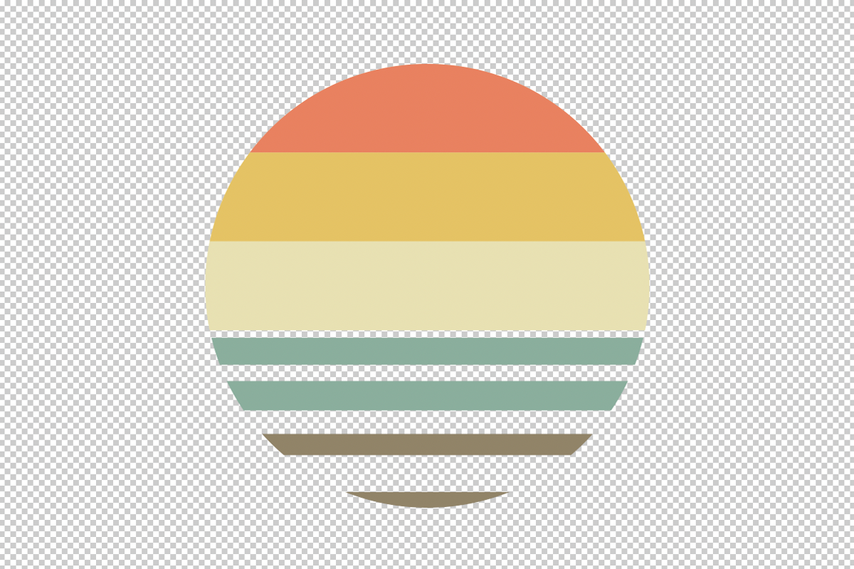 Retro Muted Sunset, an Object Graphic by Kuya Carthy Art + Design (Photo 4 of 4)