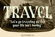 Gunday Rough, a Serif Font by Craft Supply Co. (Thumbnail 5 of 8)