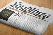 Cal Fraktur Brush, a Blackletter Font by Posterizer KG (Thumbnail 7 of 9)