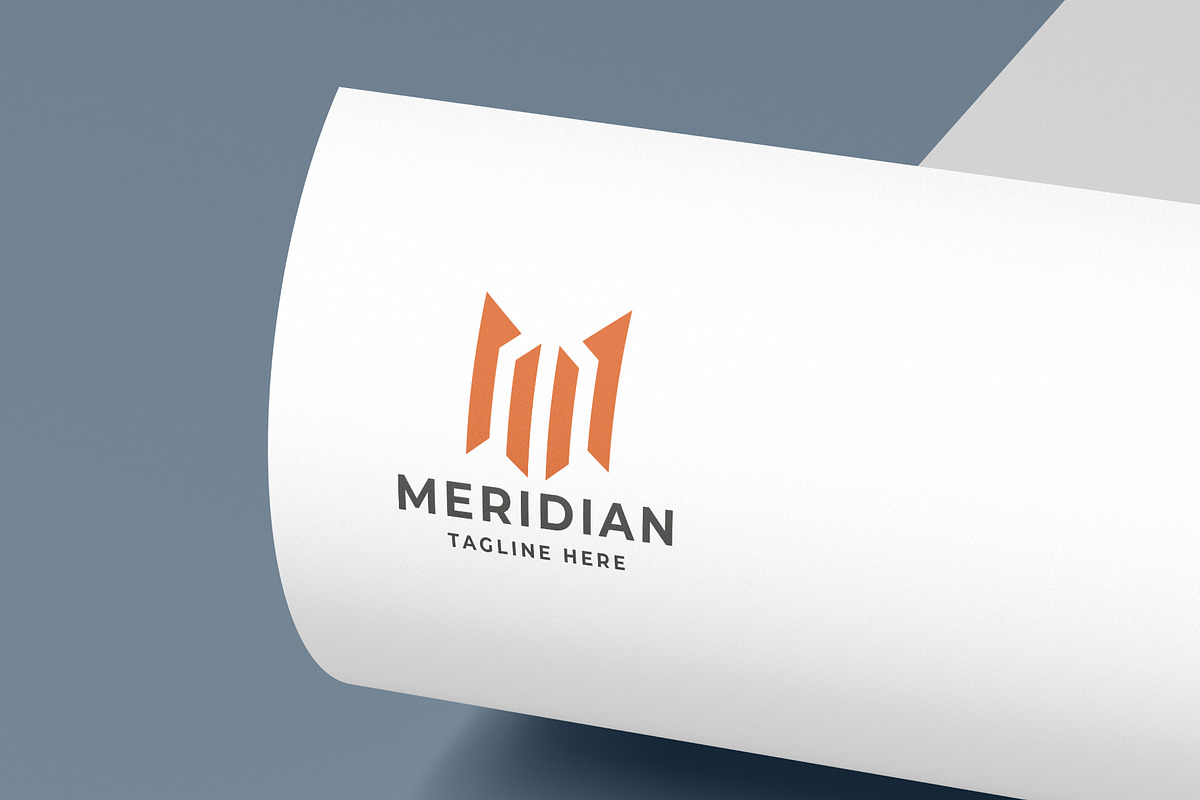 Meridian Letter M Logo Pro Template, a Branding & Logo Template by ...