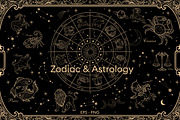 Zodiac & Astrology, a Decorative Illustration by Chikovnaya (Thumbnail 1 of 7)