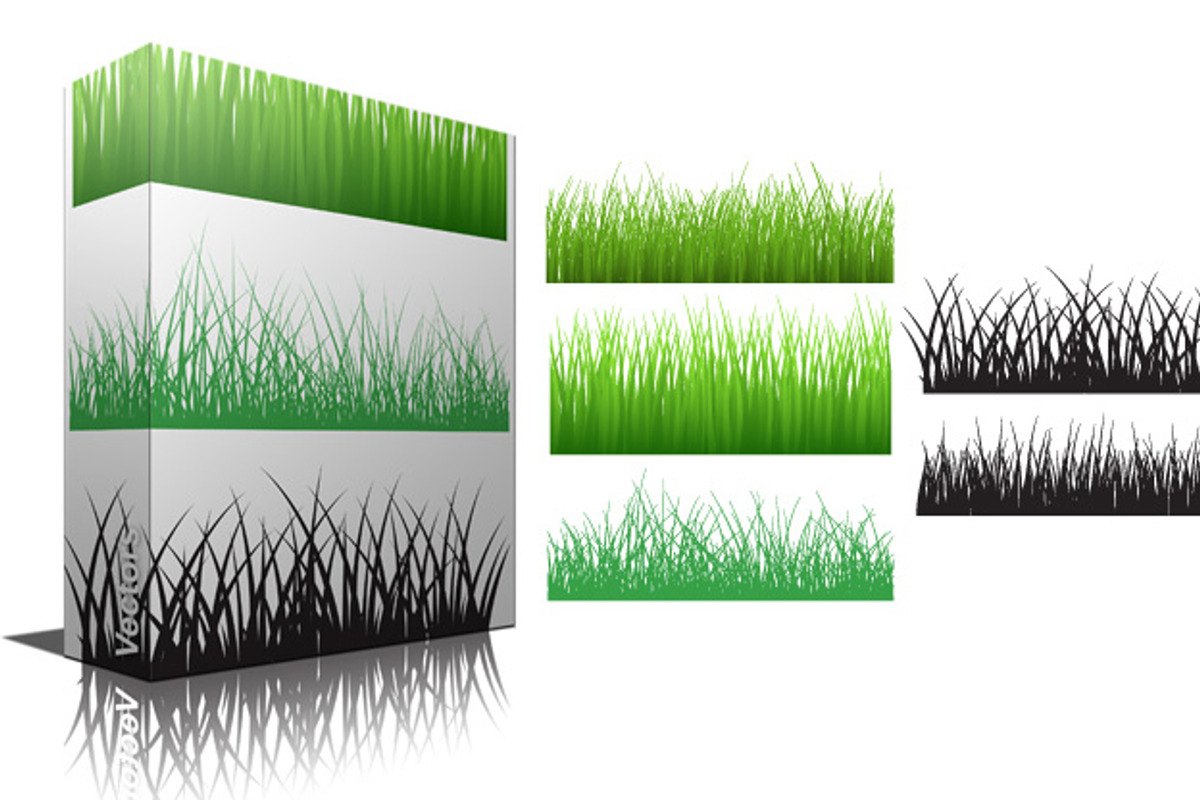 Grassline Vector & Brushes