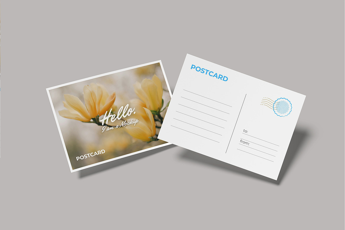 Postcard Mockup, an Advertising Mockup by lamorastudio (Photo 8 of 10)
