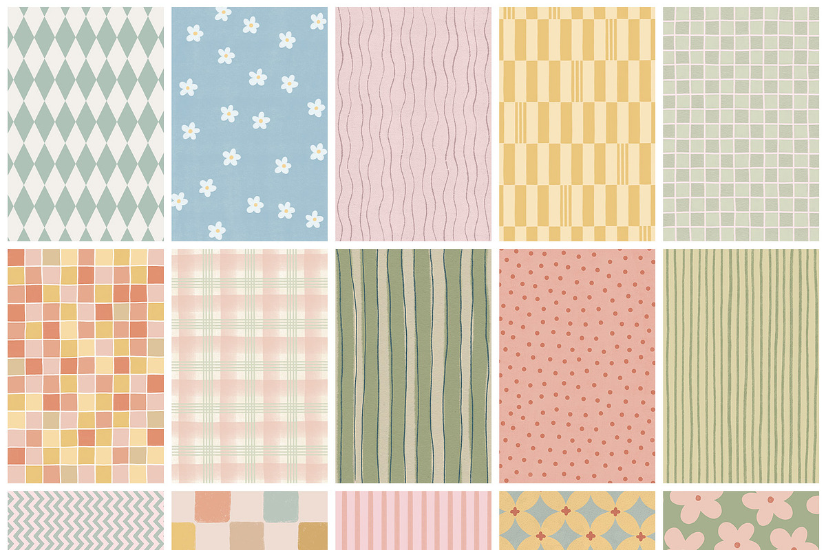 Eloria - Retro Pastel Backgrounds, a Background Graphic by alonahaidash (Photo 10 of 16)