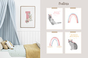 Magic Cats Clipart, an Illustration by natalisart (Thumbnail 7 of 14)