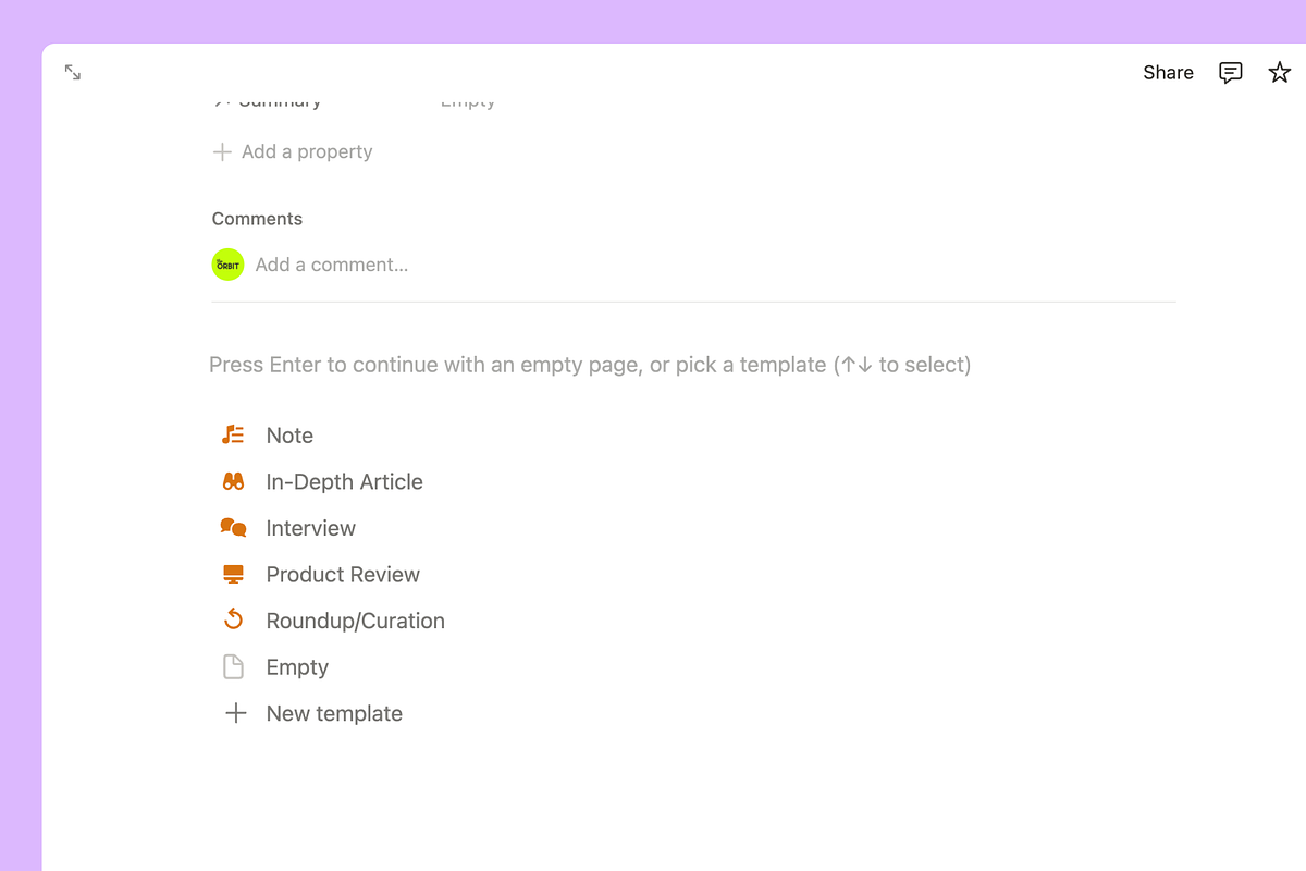 Editorial Calendar For Substack, a Templates & Theme by Orbit Studio Shop (Photo 2 of 7)