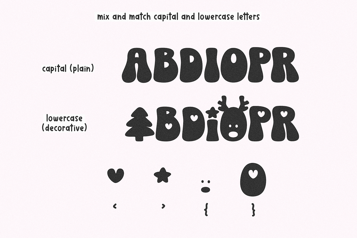 Jolly Days | Retro Christmas Font, a Sans Serif Font by KA Designs (Photo 10 of 11)