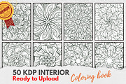 KDP Interiors, Flower Coloring Book, an Illustration by Jaboor Magics (Thumbnail 8 of 8)