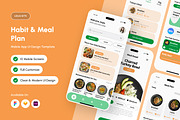 Slimdy - Habit & Meal Plan Mobile, an App Template by productype1 (Thumbnail 1 of 5)