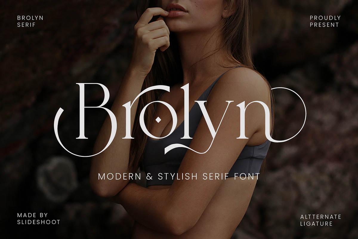 Brolyn Modern Serif Font, a Serif Font by Slide Shoot (Photo 1 of 11)