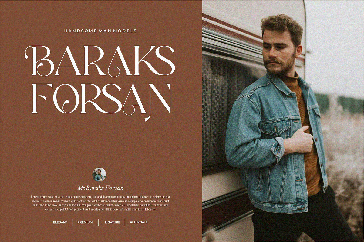 Biors || Modern Serif Font, a Script Font by Idea Studio (Photo 5 of 10)