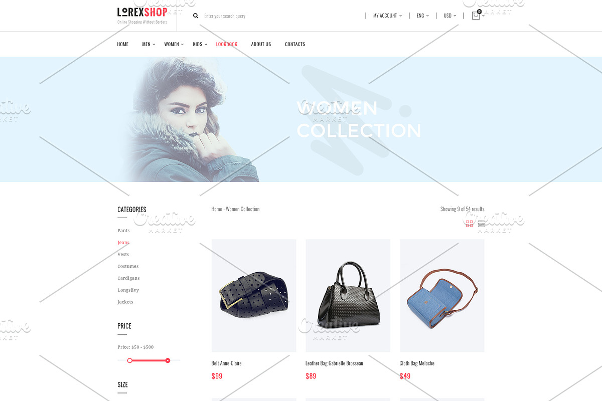 LOREX - E-commerce PSD Templates, a Websites & App Template by ArtStyles (Photo 3 of 26)