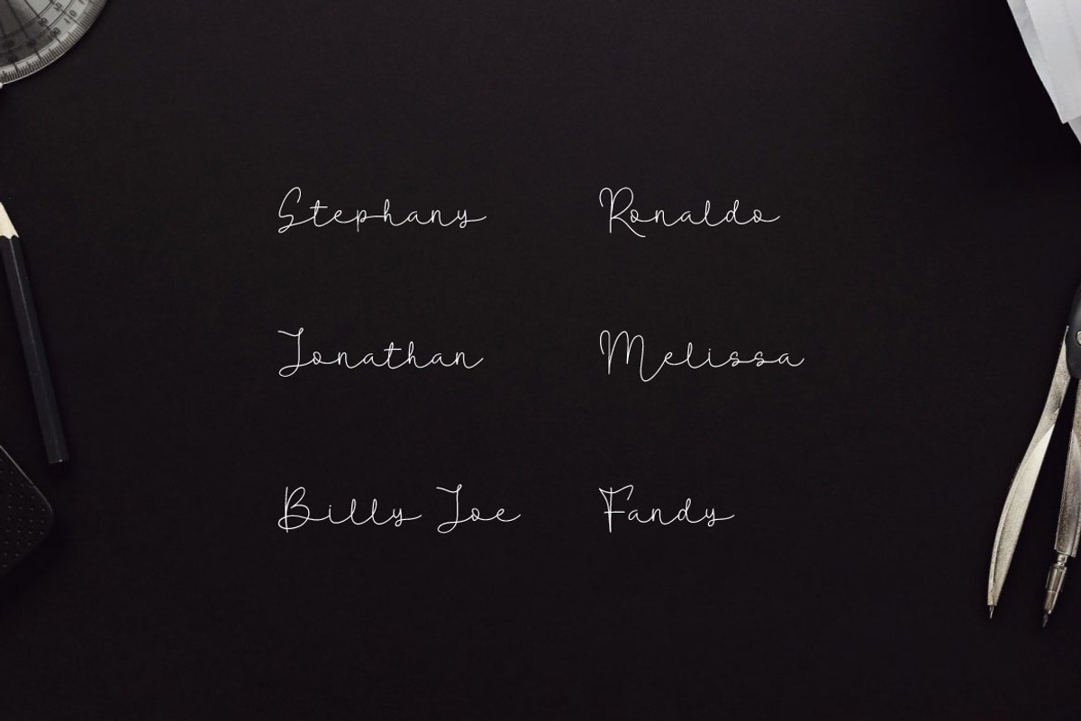 Gost Signature - Handwritten Font, a Handwritten Font by Mightyfire (Photo 5 of 5)