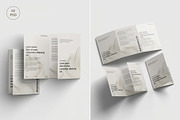 A5 Trifold Mockup, an Advertising Mockup by Se٧enStudio (Thumbnail 1 of 4)