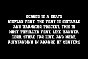 Gracs Scadoz - Graffiti & Paint Font, a Sans Serif Font by QR Design Studio (Thumbnail 4 of 6)