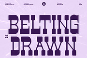 CS Belting Drawn, a Slab Serif Font by Craft Supply Co. (Thumbnail 1 of 8)