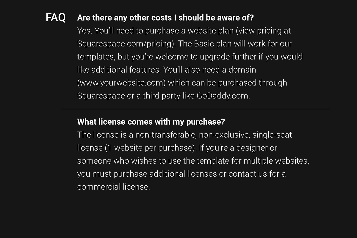Squarespace Template Interior Design, a Squarespace Template by Onyx Templates (Photo 9 of 9)